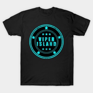 Classic Neon Blue - Weathered Logo T-Shirt